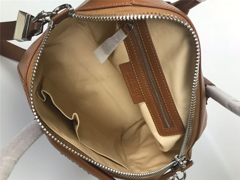 Givenchy SMALL ANTIGONA BAGE IN GRAINED LEATHER Brown High