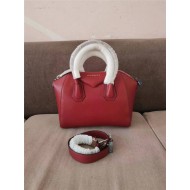 Givenchy SMALL ANTIGONA BAGE IN GRAINED LEATHER Burgundy High