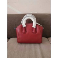 Givenchy SMALL ANTIGONA BAGE IN GRAINED LEATHER Burgundy High