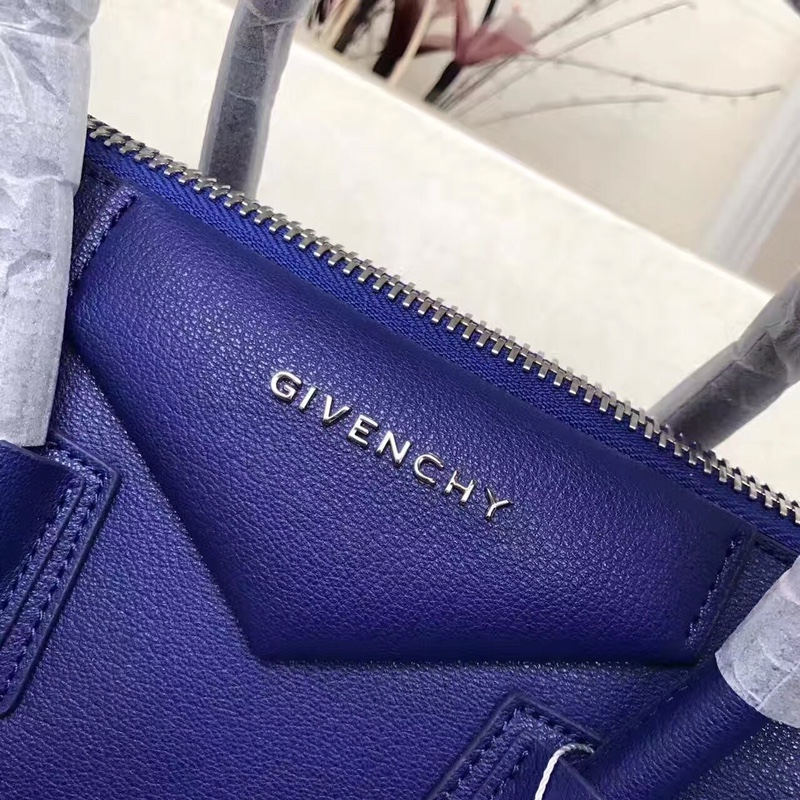 Givenchy MEDIUM ANTIGONA BAGE IN GRAINED LEATHER Royal Blue High