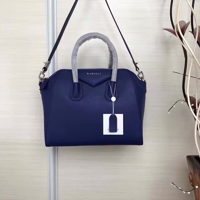 Givenchy SMALL ANTIGONA BAGE IN GRAINED LEATHER Royal Blue High