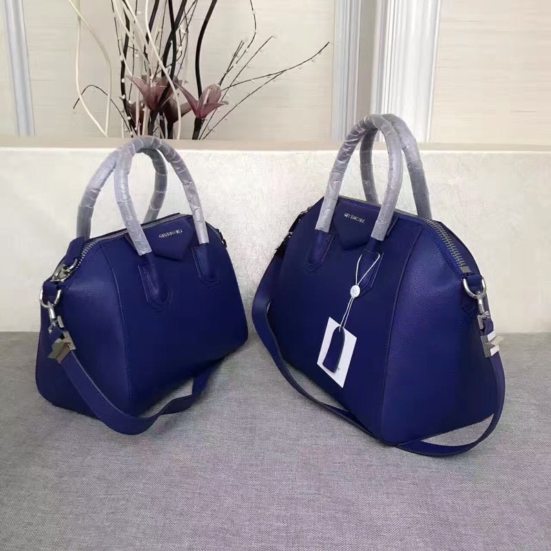 Givenchy MEDIUM ANTIGONA BAGE IN GRAINED LEATHER Royal Blue High