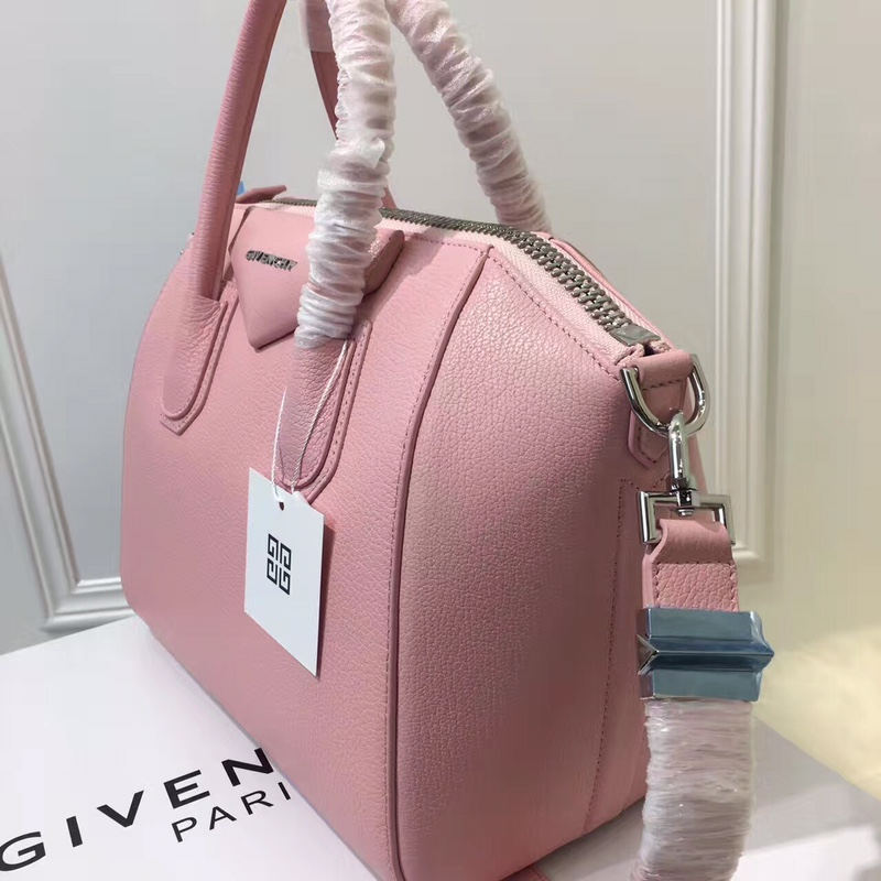 Givenchy SMALL ANTIGONA BAGE IN GRAINED LEATHER Pink High