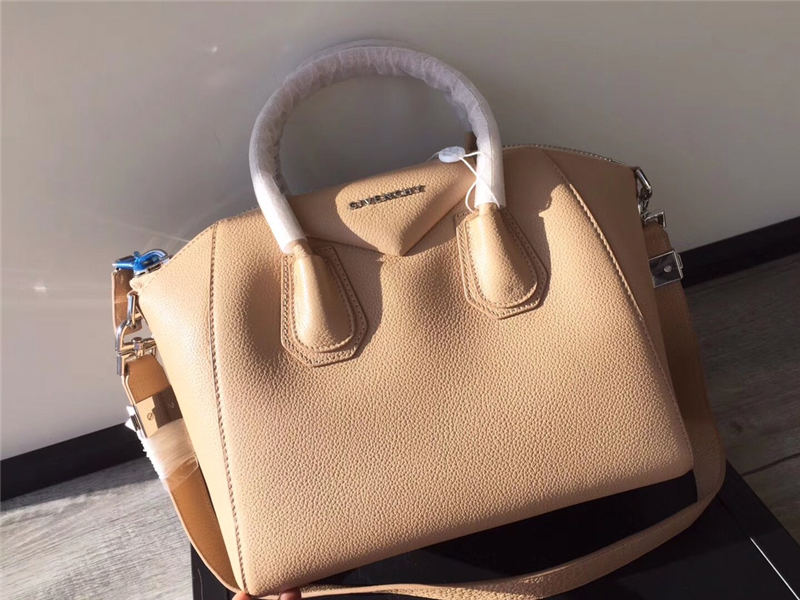 Givenchy SMALL ANTIGONA BAGE IN GRAINED LEATHER Beige High