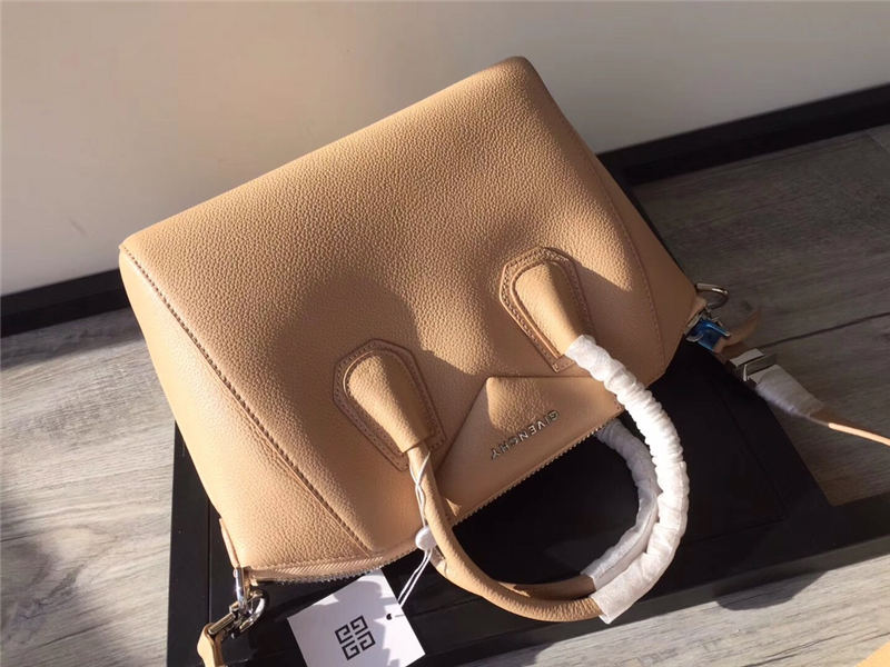 Givenchy SMALL ANTIGONA BAGE IN GRAINED LEATHER Beige High