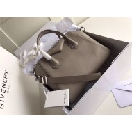 Givenchy SMALL ANTIGONA BAGE IN GRAINED LEATHER Grey High