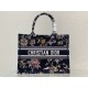 MEDIUM Dior BOOK TOTE Dior Jardin Botanique Embroidery Black High