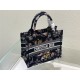 SMALL Dior BOOK TOTE Dior Jardin Botanique Embroidery Black High