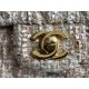 Chanel Mini Classic Flap Bag Tweed Beige High