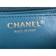 Chanel Mini Classic Flap Bag Tweed Green High