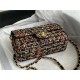 Chanel Mini Classic Flap Bag Tweed Colorful High