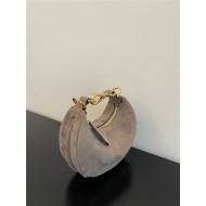 Fendigraphy Small Suede Bag High