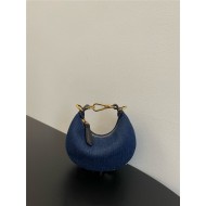 Fendigraphy Nano Denim Bag High