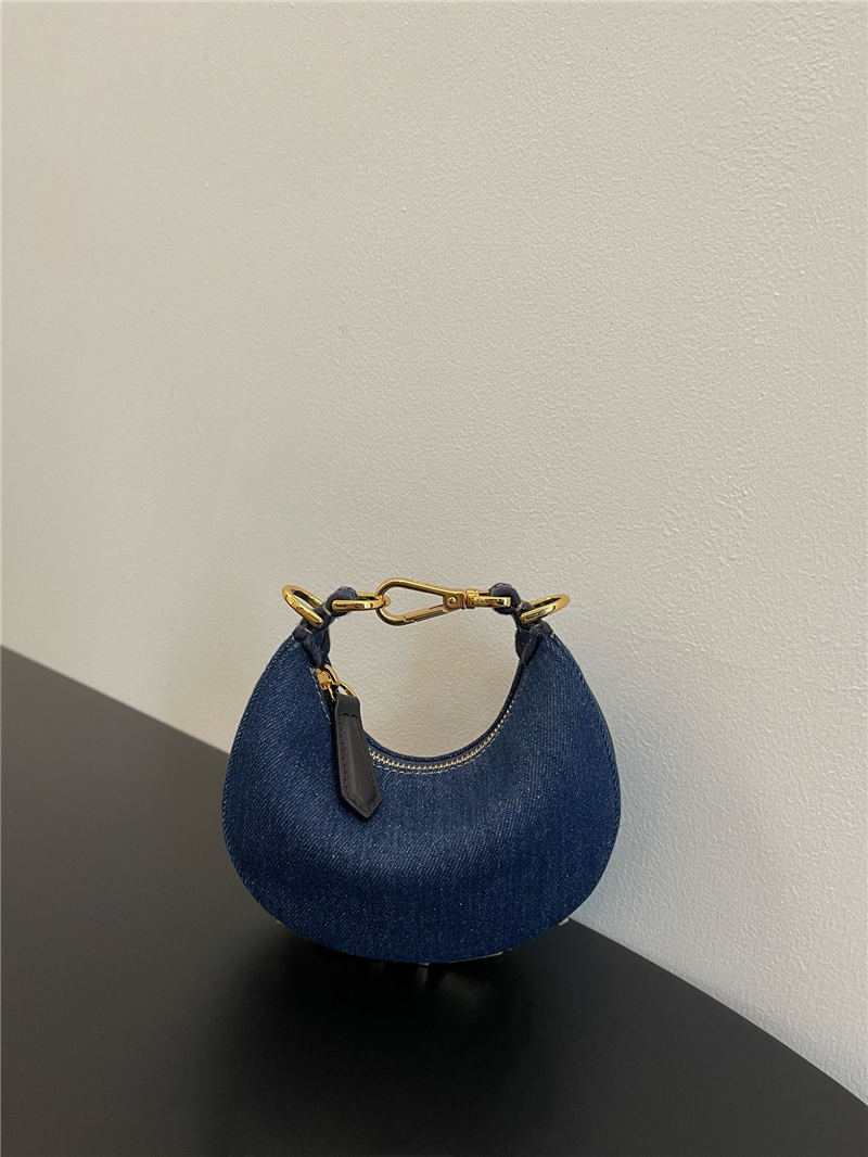 Fendigraphy Nano Denim Bag High