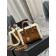 SAC DE JOUR SUPPLE NANO IN SUEDE AND SHEARLING High