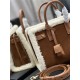 SAC DE JOUR SUPPLE BABY IN SUEDE AND SHEARLING High