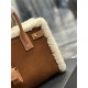 SAC DE JOUR SUPPLE BABY IN SUEDE AND SHEARLING High