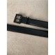 YSL CASSANDRE BELT WITH SQUARE BUCKLE IN SMOOTH LEATHER 20/30MM Black High