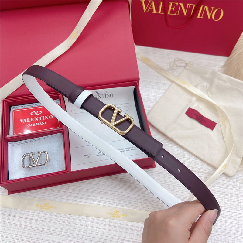 Valentino Reversible Belt 20MM ALL COLORS