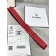 Chanel BELT Calfskin 30MM 2-1102 Red 2022 High