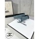 Chanel BELT Calfskin 30MM 2-1102 Grey Blue 2022 High