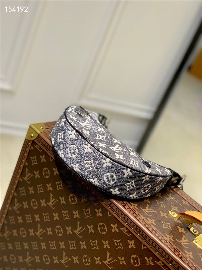 Louis Vuitton LOOP Handbag Denim textile jacquard M21752 High