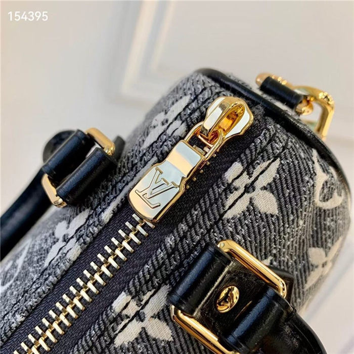 Louis Vuitton NANO SPEEDY Denim textile jacquard M82242 High