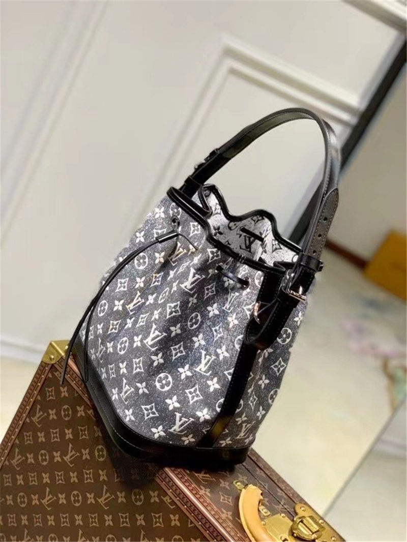 Louis Vuitton Petit Noé Denim textile jacquard M21461 High