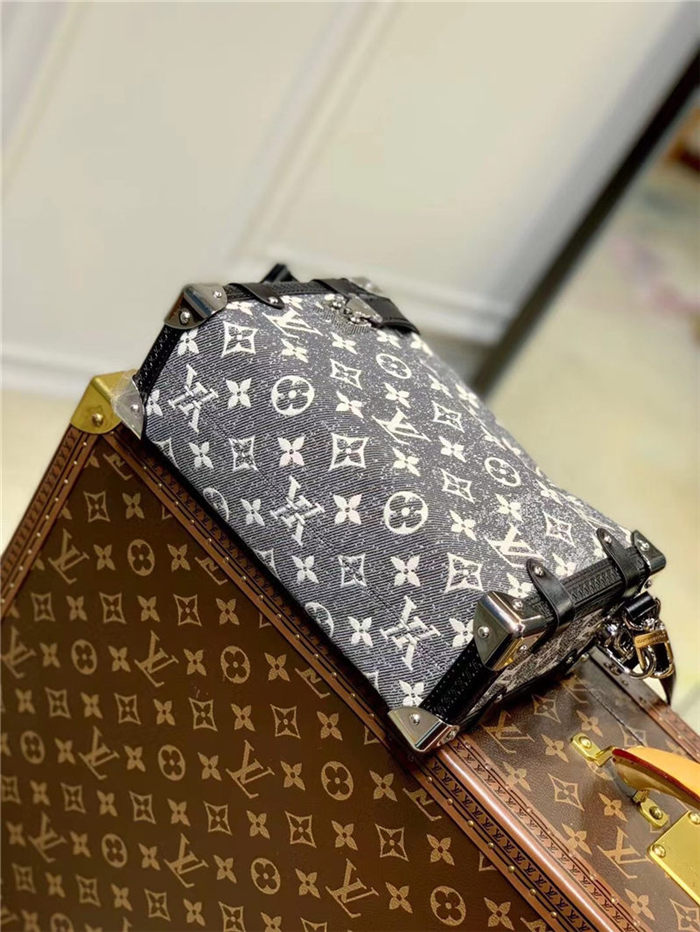 Louis Vuitton SIDE TRUNK Denim textile jacquard M21460 High