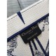 LARGE Dior BOOK TOTE Dior Rêve d'Infini Embroidery Blue High