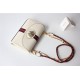 Ophidia flap bag 570145 Leather White High