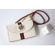 Ophidia flap bag 570145 Leather White High