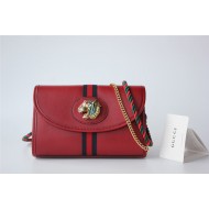 Ophidia flap bag 570145 Leather Red High