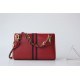 Ophidia flap bag 570145 Leather Red High