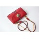 Ophidia flap bag 570145 Leather Red High