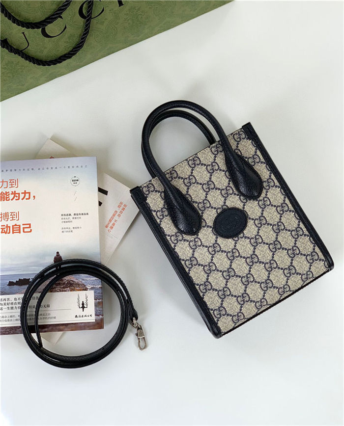 Gucci Mini tote bag with Interlocking G 671623 High