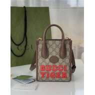 Gucci Mini tote bag with Interlocking G 671623 Tiger High