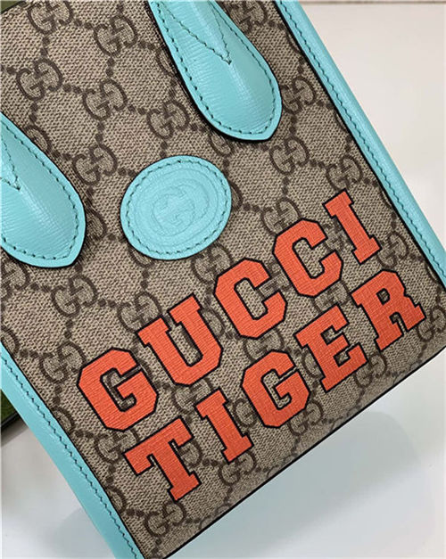 Gucci Mini tote bag with Interlocking G 671623 Tiger High