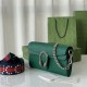 Dionysus small shoulder bag 731782 Leather Green high