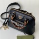 Gucci Diana mini tote bag 715775 Leather Black High