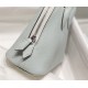 Hermes Bolide Mini Bag Evercolor calfskin WAX Blue Pale Silver-Metal High