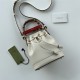 Gucci Diana mini bucket bag 724667 Leather White High