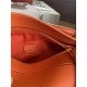 Small Puzzle bag in satin calfskin Orange High