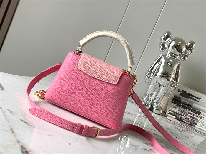 Louis Vuitton Capucines Mini Bag Taurillon Leather M20845 Pink High