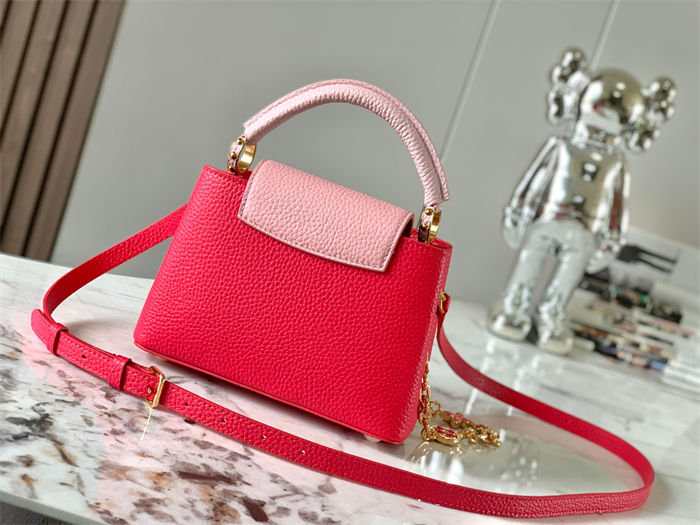 Louis Vuitton Capucines Mini Bag Taurillon Leather M20845 Red High