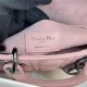 LADY D-JOY BAG MEDIUM Cannage Lambskin Pink Pewter Metal High