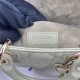 LADY D-JOY BAG MEDIUM Cannage Lambskin Grey Green High