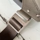 LV Aerogram Slingbag grained calf Kahki High