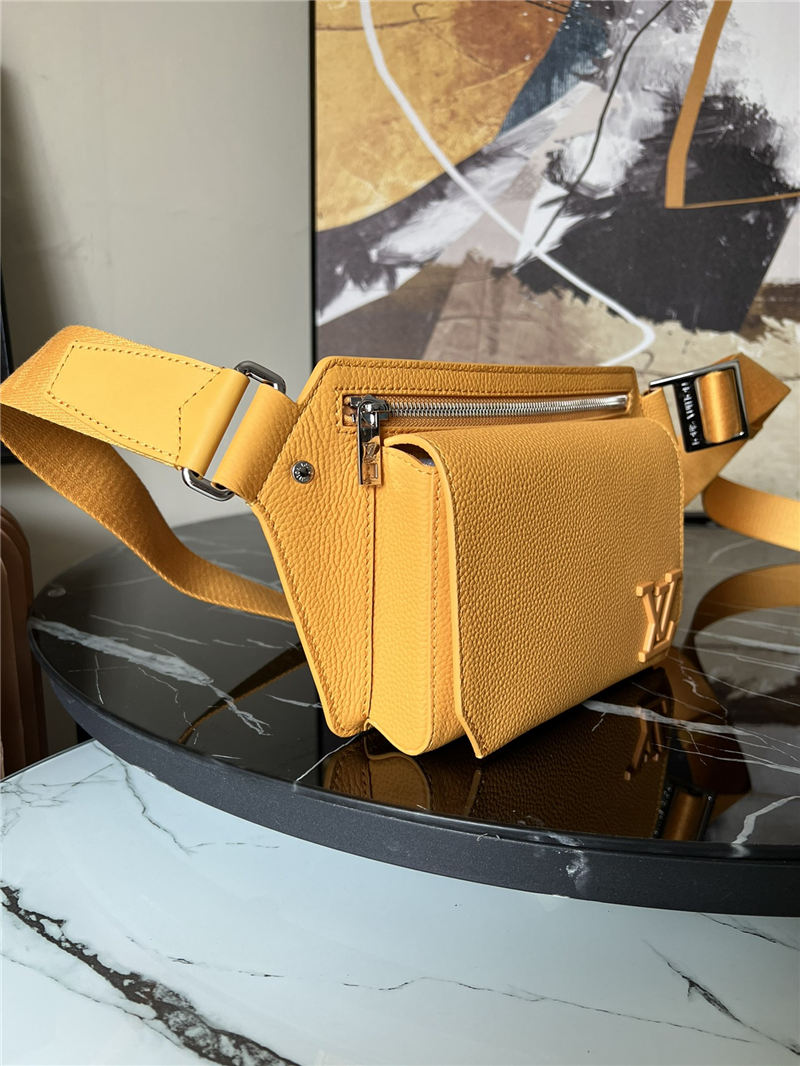 LV Aerogram Slingbag grained calf Yellow High