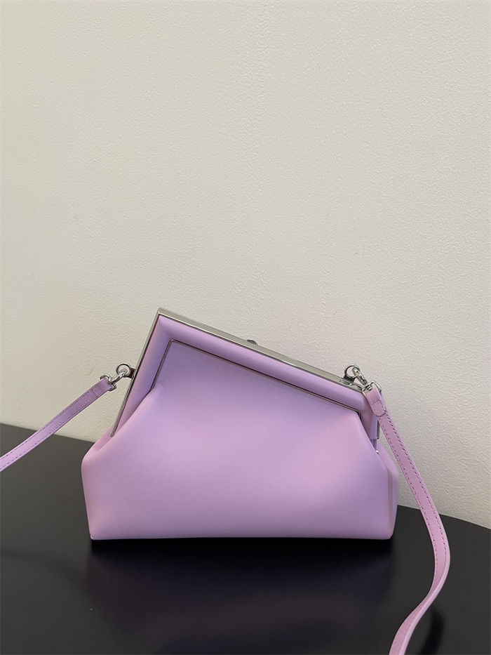 Fendi First Small Leather Bag Purple High